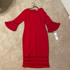 Calvin Klein midi dress with tags